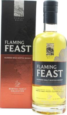 Flaming Feast Blended Malt Scotch Whisky Wemyss Family Collection 1st Fill Bourbon Barrels Batch 2018/04 46% 700ml