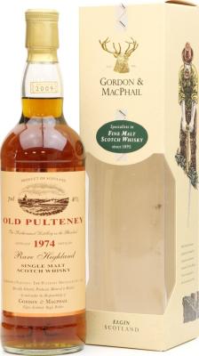 Old Pulteney 1974 GM Rare Highland Single Malt 43% 700ml