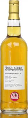 Bruichladdich 2002 Private Bottling Bourbon Cask #0550 Erich Bauer 63.4% 700ml
