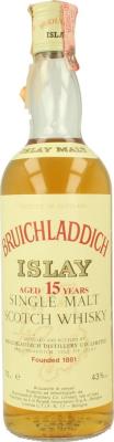 Bruichladdich 1965 Islay Malt 15yo Moon Import 43% 750ml