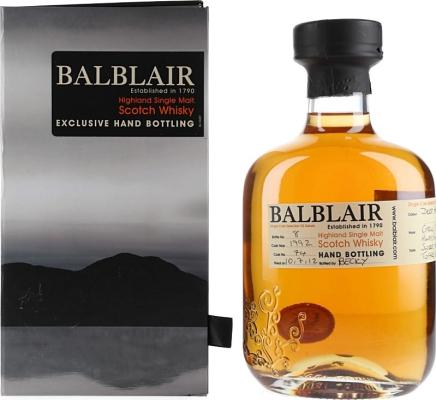 Balblair 1992 Hand Bottling #74 52.8% 700ml