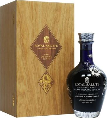 Royal Salute Royal Wedding Edition American oak barrels 54.5% 700ml