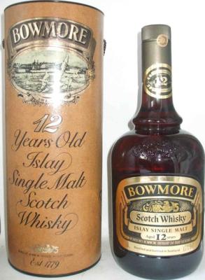 Bowmore 12yo Dumpy Brown Bottle 43% 750ml