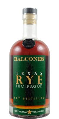 Balcones Texas Rye Single Barrel Charred American Oak 50% 700ml