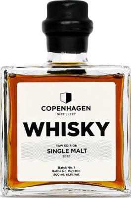 Copenhagen Distillery Single Malt Hungarian Virgin Oak Casks 61.1% 500ml