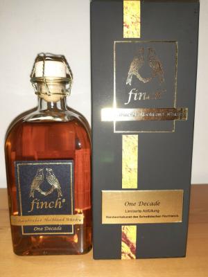 Finch One Decade 2nd Fill German Oak Cask 51% 500ml