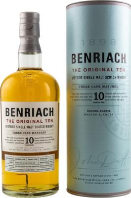 BenRiach 10yo Bourbon Sherry and virgin oak 43% 700ml
