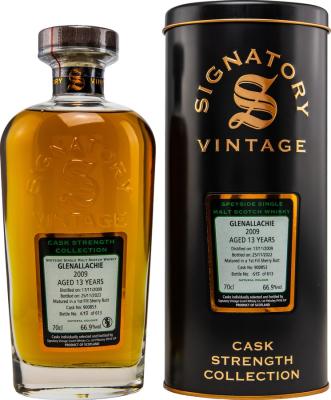 Glenallachie 2009 SV Cask Strength Collection 1st Fill Sherry Butt 66.9% 700ml