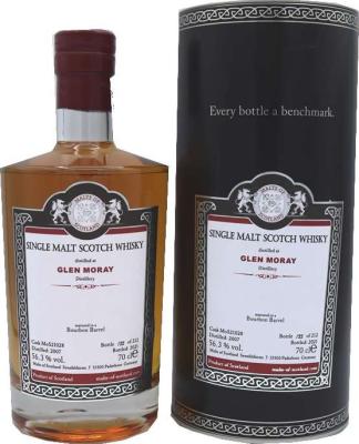 Glen Moray 2007 MoS Bourbon Barrel 56.3% 700ml