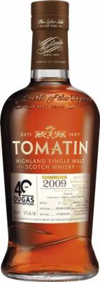 Tomatin 2009 Re-charred Verdejo Dugas 40eme Anniversaire 51% 700ml