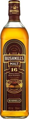 Bushmills 16yo Matured in three woods American Oak Oloroso Sherry & Port Pipes 40% 700ml