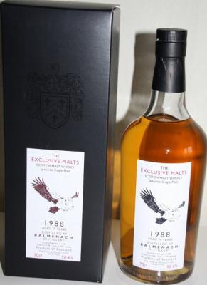 Balmenach 1988 CWC The Exclusive Malts Refill American Hogshead #1148 50.6% 700ml