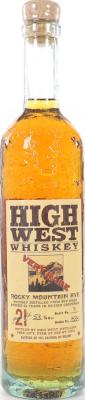 High West 21yo Rocky Mountain Rye Reused Cooperage 46% 750ml