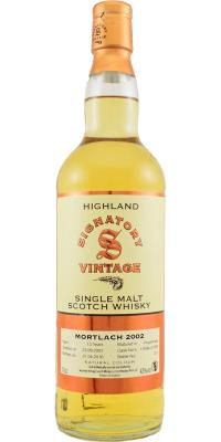 Mortlach 2002 SV Vintage Collection 12596 + 12597 43% 700ml