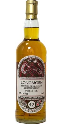 Longmorn 1967 GM Celtic Series Book of Kells Refill Sherry Hogshead #3342 Japan Import System jis 53.1% 700ml