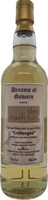 Croftengea 2010 UD Dreams of Gawain FF Bourbon Hogshead 340 the mash tun 58.3% 700ml