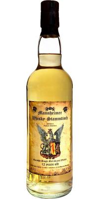 Aultmore 2002 UD Stammtisch Bottling 1st fill Bourbon Hogshead 53.1% 700ml