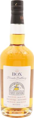 Box 2013 Single Malt Academy of Dalecarlia Private Bottling Bourbon 2013-478 62.6% 500ml