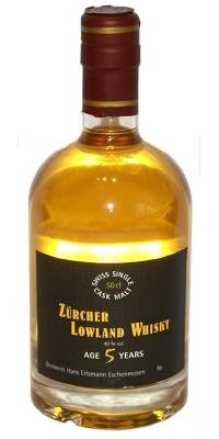 Erismann Zurcher Lowland Whisky 40% 500ml