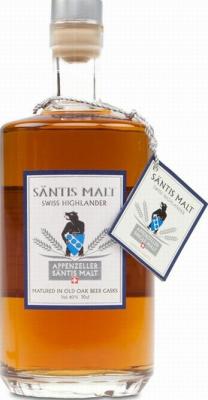Santis Malt Edition Santis Swiss Highlander Old Oak Beer Casks 40% 700ml