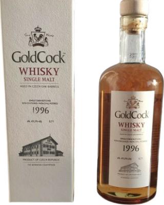 Gold Cock 1996 Single Cask Bottling Czech Oak Barrels 49.2% 700ml