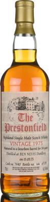 Ben Nevis 1975 SV The Prestonfield Bourbon Barrel #7439 LMDW 63% 700ml