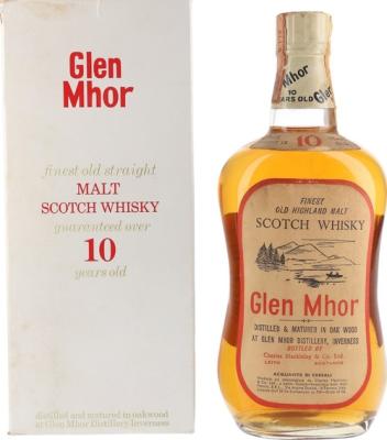 Glen Mhor 10yo ChMI Finest Old Highland Malt Oak Wood Moccia Import 43% 750ml