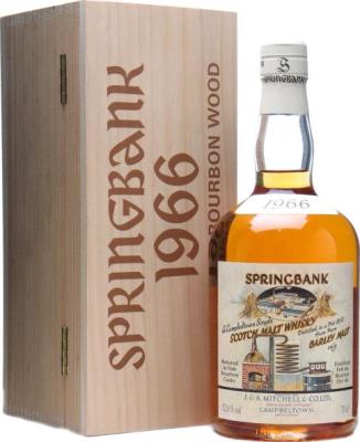 Springbank 1966 Local Barley Bourbon Oak Cask 52% 700ml