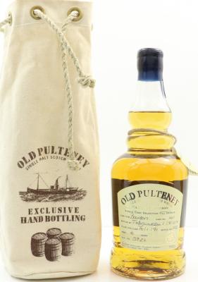 Old Pulteney 1991 Hand Bottled at the Distillery Bourbon Cask #141 59.2% 700ml