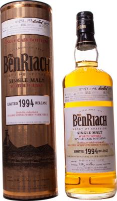 BenRiach 1994 for 10yo Schweizerhof Whiskyclub Bourbon Barrel #105126 56.5% 700ml