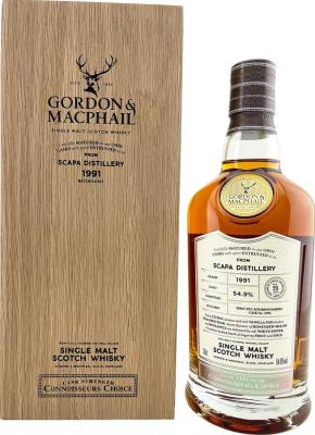 Scapa 1991 GM First Fill Bourbon Barrel #3092 54.9% 700ml