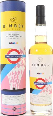 Bimber King's Cross St Pancras The Spirit of the Underground American oak ex-Bourbon #129 58.5% 700ml