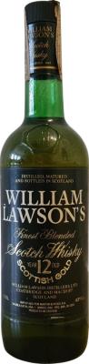 William Lawson's 12yo Finest Blended Scotch Whisky Martini & Rossi S.A. Barcelona 43% 750ml