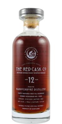 Mannochmore 2009 GWhL The Red Cask Co 1st Fill Sherry Hogshead 55% 700ml