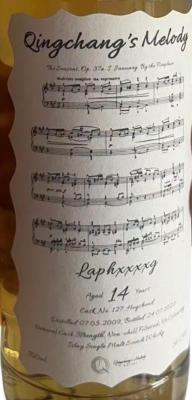 Islay Single Malt Scotch Whisky 2009 UD Laphxxxxg Qingchang's Melody 56.2% 700ml