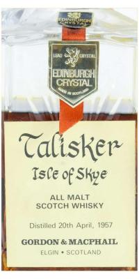 Talisker 1957 GM Crystal Decanter 40% 750ml