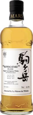 Mars 2014 Komagatake Peated First Fill Bourbon Barrel #1782 LMDW 61.8% 700ml