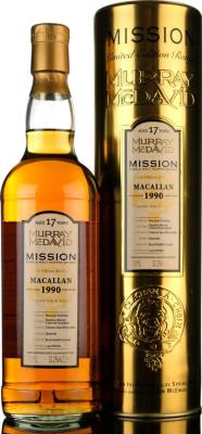 Macallan 1990 MM Mission Gold Series 52.2% 700ml