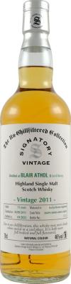 Blair Athol 2011 SV The Un-Chillfiltered Collection Dechar Rechar Hogshead Cask #306899+306905+306911+306913 46% 700ml