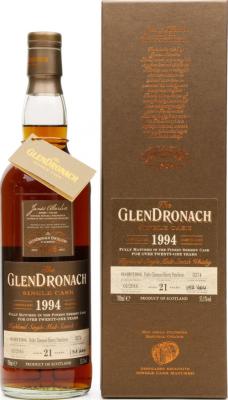 Glendronach 1994 Single Cask Batch 13 21yo Pedro Ximenez Sherry Puncheon #3274 53.1% 700ml