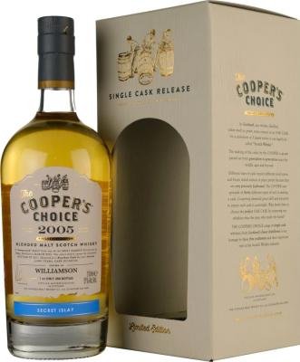 Williamson 2005 VM The Cooper's Choice Bourbon #9018 51% 700ml