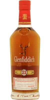 Glenfiddich 21yo Rum Casks Finish 40% 700ml