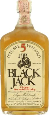 Black Jack 5yo Finest Scotch Whisky G. Fabbri S.p.A. Bologna 40% 750ml