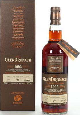 Glendronach 1992 Cask Bottling Pedro Ximenez Puncheon #5850 54.5% 700ml