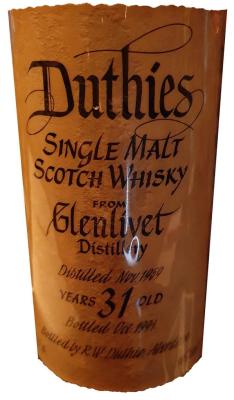 Glenlivet 1959 RWD Duthie's 46% 750ml