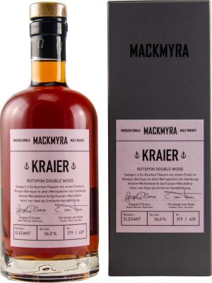 Mackmyra Kraier Ex-Bourbon Barrique Finish 56% 500ml