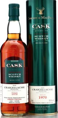 Craigellachie 1970 GM Cask Strength Refill Sherry Hogshead #1606 52.8% 700ml