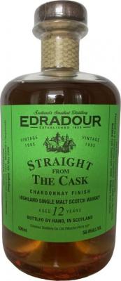 Edradour 1995 Straight From The Cask Chardonnay Finish 56.9% 500ml