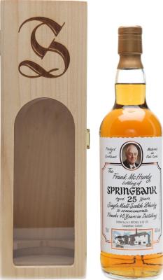 Springbank 25yo Frank McHardy 40yo in Distilling Oak Cask 46% 700ml