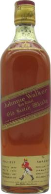 Johnnie Walker Red Label Red Label Old Scotch Whisky Sole Distributor: Caldbeck MacGregor & Co. Ltd 43% 760ml